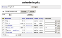 webadmin.php screenshot